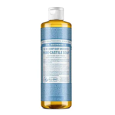 DR BRONNERS Organic Baby Pure Castille Liquid Soap 473ml (PACK OF 1)