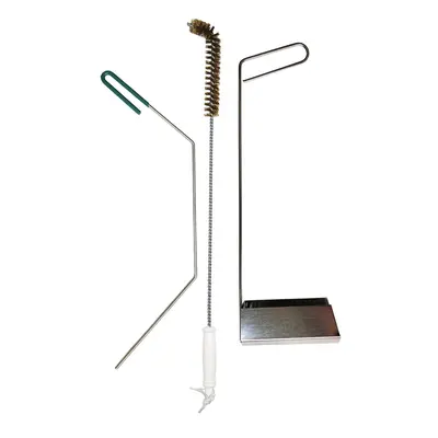 Fryer Cleaning Tools Piece Set, Deep Fryer Cleaning Rod, High Temp Bristle Fryer Cleaning Brush,