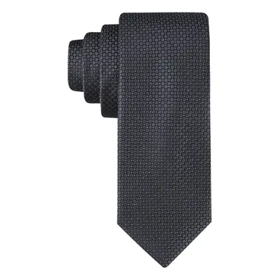 Calvin Klein Men's Steel Micro Solid B Tie Black One Size