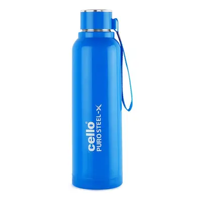 Cello Puro Steel-X Benz Stainless Steel Water Bottle with Inner Steel