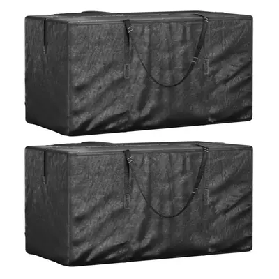 (150 x x cm/ pcs) vidaXL Garden Cushion Storage Bags Outdoor Cushion Storage Bag Polyethylene