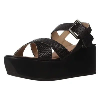 Geox Women's Platform Flatform Sandals Black Black C9999 8.5