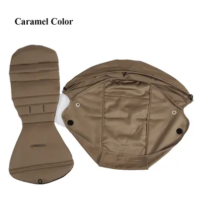 (caramel) Baby Stroller Accessories 6+ Hood&Mattress For YOYO2/YOYO+ Canopy Cover Cushion Thicke