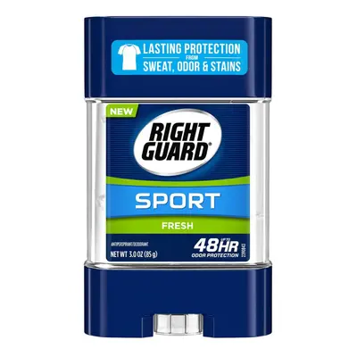 Right Guard Sport Clear Gel Antiperspirant Fresh Ounce (Pack of 6)