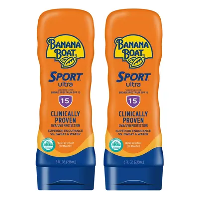 Banana Boat Sport Ultra SPF Sunscreen Lotion Twin Pack | Banana Boa