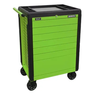 702 x x 993mm Drawer Hi-Vis GREEN Portable Tool Chest Mobile Storage Box