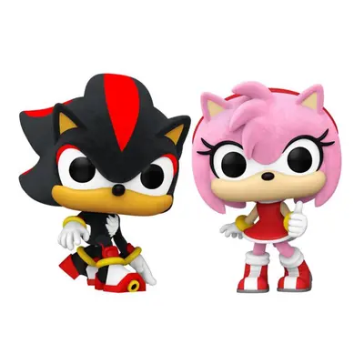 Sonic Shadow & Amy Rose US Exclusive Flocked Pop! 2-Pack