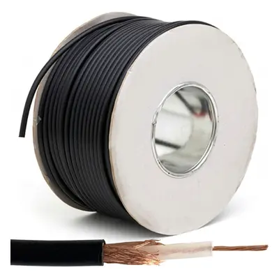 100M RG58U Pure Copper Coaxial Coax Cable Ohm OFC SMA WiFi Router DAB Radio