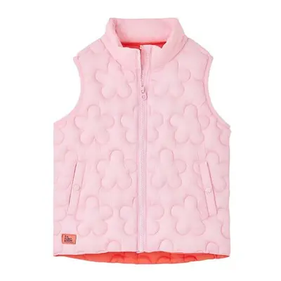 (4-5 Yrs, Baby Pink) LightHouse Girls Amber Gilet - Kids Padded Vest with Recycled Fill