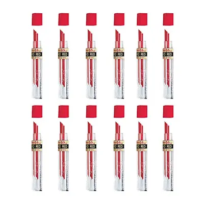 Pentel Lead 0.5mm Red Leads Per Tube Box of Tubes (PPR-5)