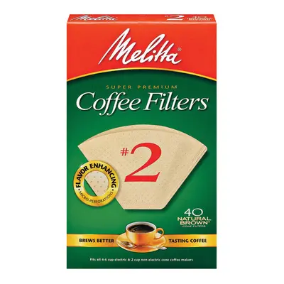 COFFEE FILTER #2BRN 40CT (Pack of 1)