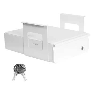 VIVO inch Under Desk Mounted Pull-Out Drawer Secure Lockable Sliding Office Accessories Storage 