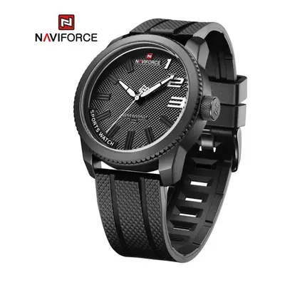 (Black, 255mm) Naviforce Watch For Men Original Waterproof Japan Movement Wristwatches NF9202T