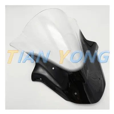 (style2) Motorcycle Accessories ABS Double Bubble Windscreen Windshield Deflector