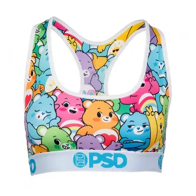 Care Bears 862741-large Crew PSD Sports Bra, Multi Color - Large