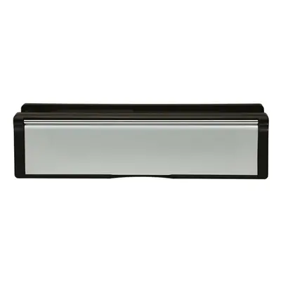 All in one Intumescent Letterbox Assembly 242mm Fixing Centres Polished Chrome