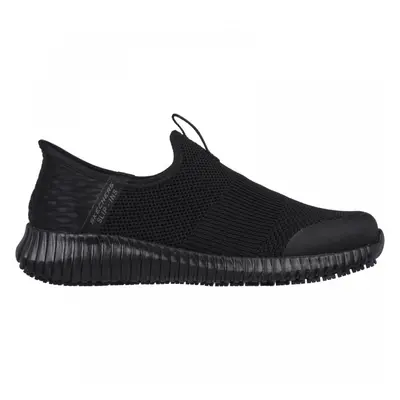 (5 (Adults'), Black) Work: Cessnock - Gwynedd SR Black Womens Slip Resistant Slip-on Trainers