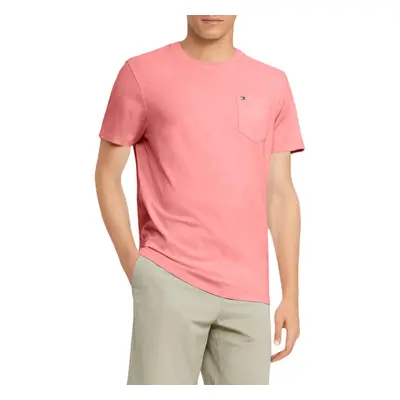 Tommy Hilfiger Men's Regular Short Sleeve Crewneck T Shirt with Pocket