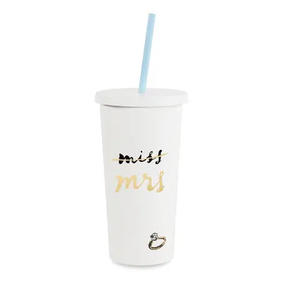 Kate Spade New York Bridal Insulated Tumbler with Reusable Straw O