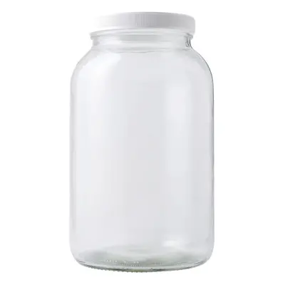 FastRack gallon Wide Mouth Mason Jar, clear