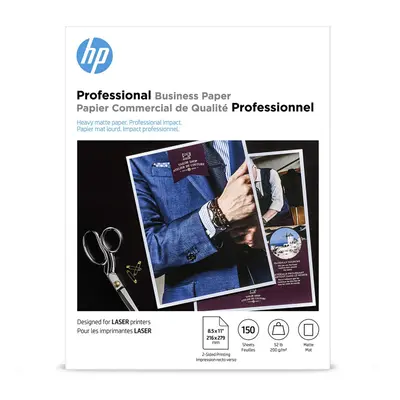 HP Professional Business Paper Matte 8.5x11 in lb sheets w