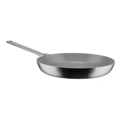 Alessi Convivio DC110/28 - Design Frying Pan in Multiply, Suitable for Induction, 8/10 Stainless