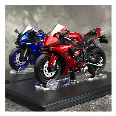 (blue) CM Model 1/18 Luxury Performance Motorcycle YMAH YZF-R1 Metal & Plastic