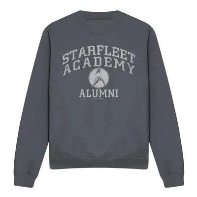 (M, Charcoal) Star Trek Unisex Adult Alumni Sweatshirt