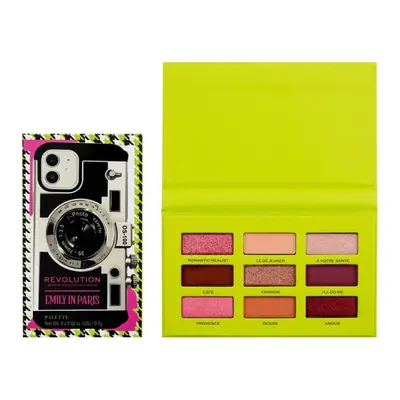 Makeup Revolution London - Emily In Paris Camera Queen Eyeshadow Palette - For Women, 6.3 g