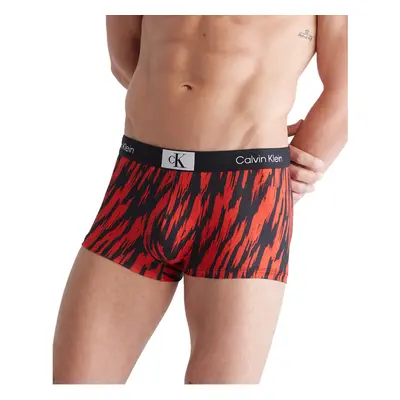 Calvin Klein Men's Micro Low Rise Trunk Tiger Stripe Print/Hazar