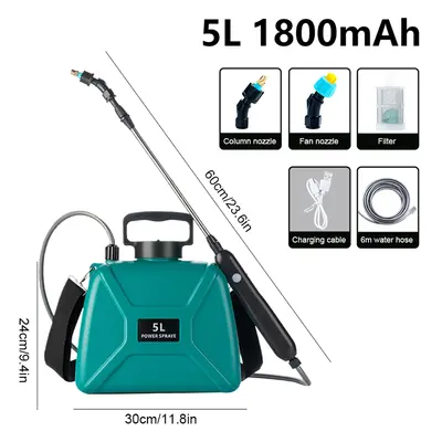 (Set Q) Shoulder-Type Electric Pesticide Sprayer 5L/8L 1800mAh/ Spray Garden Power Tool Comes Wi