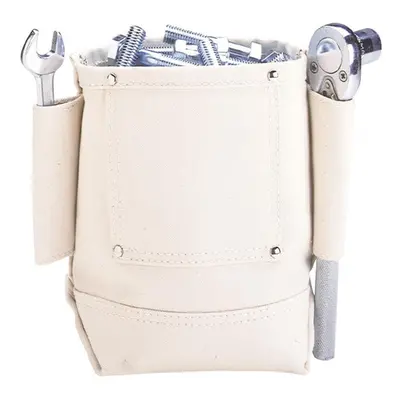 CLC Custom Leathercraft Canvas Nut and Bolt Bag White