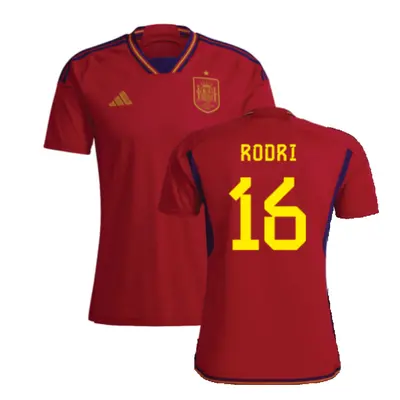 (XL) Spain Home Shirt (RODRI 16)