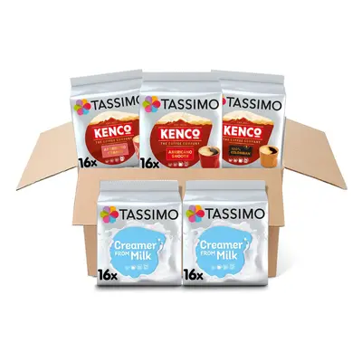 Tassimo Kenco Americano & Milk Creamer Variety Pack