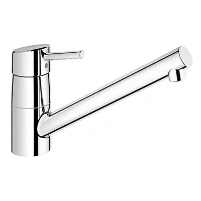 GROHE Concetto Kitchen Tap (Low Spout, Degree Swivel Range and Starlight) - Chrome