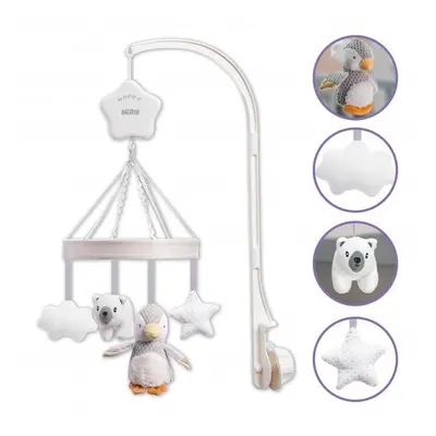 Nuby Penguin Musical Baby Cot Mobile