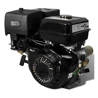 vidaXL Petrol Engine 15HP 11kW Black Gasoline Generators 4-stroke Petrol Power