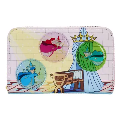 Sleeping Beauty Three Good Fairies Zip Around Wallet