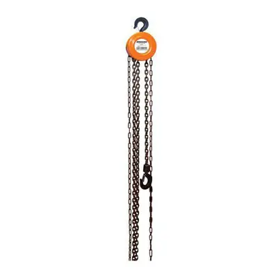 1 Tonne Hand Chain Block Hoists 2.5m Lift Height Weight Move Car Garage Site