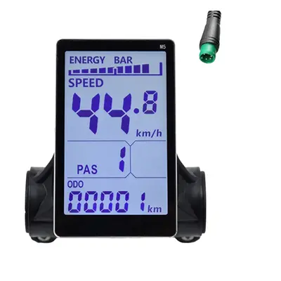 M5 Electric Bike LCD Display Meter 24V 36V 48V 60V E Scooter LCD Panel Screen for Mountain Elect