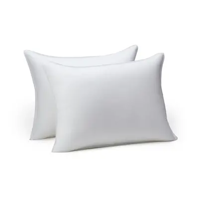 Amazon Basics Down Alternative Pillow for Back Side Sleepers, Medium Density, Standard Size, 26"