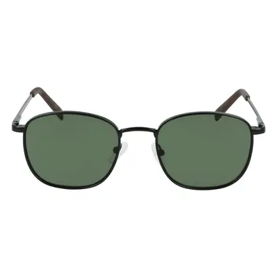 Calvin Klein Men's CK20122S Square Sunglasses Matte Black/Solid Green