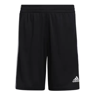 adidas Boys Classic 3-Stripes Shorts (Black X-Large)