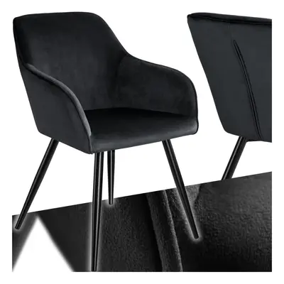 (black, per piece) Dining Chair Accent Bedroom Furniture Velvet Armchair Living Room Chairs Set