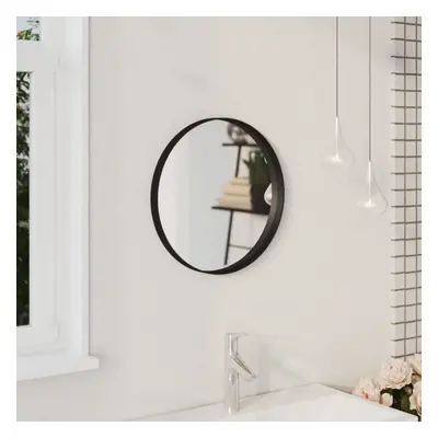 vidaXL Wall Mirror Black cm Bathroom Hallway Decoration Hanging Mirror