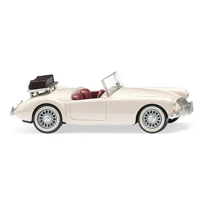 Wiking MG A Roadster Pearl White HO Gauge WK081805