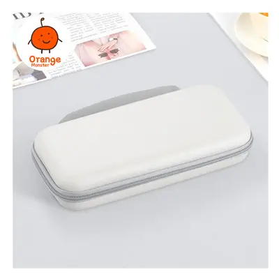 (White) Multifunctional Storage Bag EVA PU Material Case For NS Switch/Oled Washable Anti-fall N