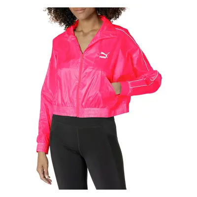 PUMA Women's Iconic T7 Woven Track Jacket Beetroot Purple-CLights X