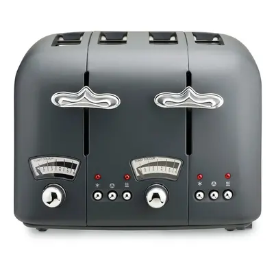 De'Longhi Argento Silva CT04.GY, Slice Toaster Grey