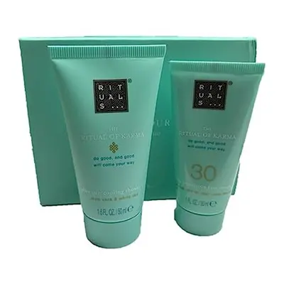 of Karmav Summer Duo after sun cooling shower gel 50ml spf sun protection face cream 30ml Boxed 